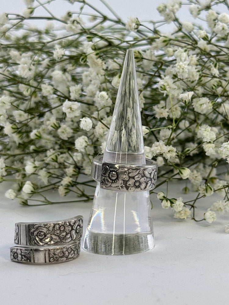 Venetian Garden (1971) Silver Plate Spoon Ring